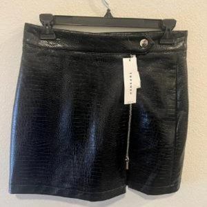 Black Topshop skirt petite size 6 (US)